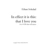 In effect it is this: that I love you SATB choral sheet music cover